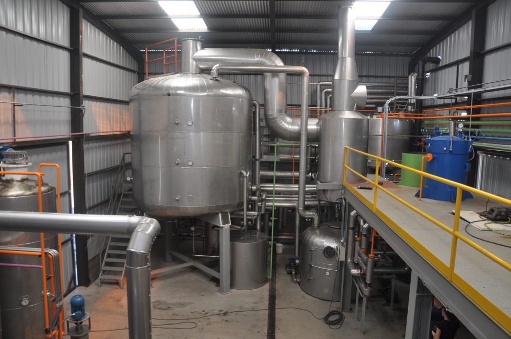 Planta de refinación de aceite
